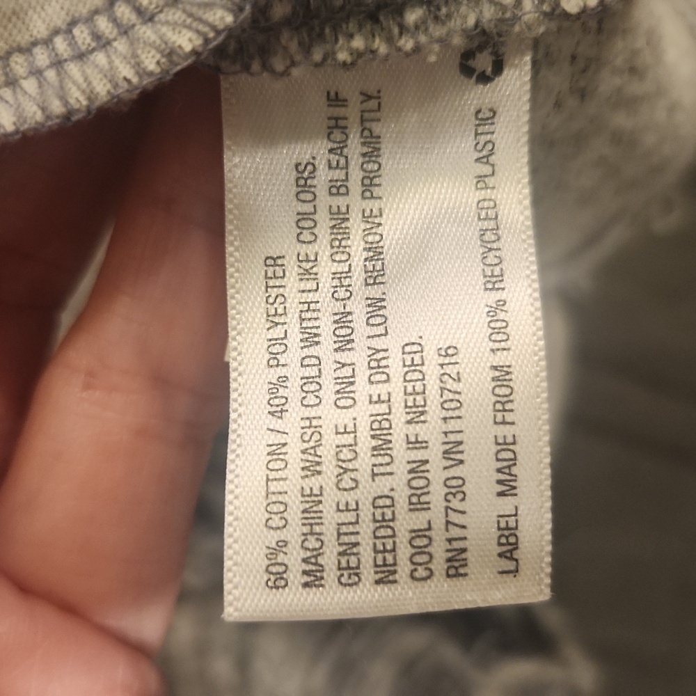 Mossimo Supply Co. Heather Gray Romper with Tricolor Waistband - Picture 3 of 8